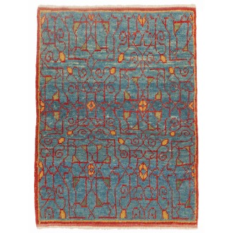 Mamluk Wagireh Rug with Jerrehian Border Design