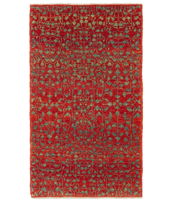 Mamluk Wagireh Rug with Leaf Lattice Design