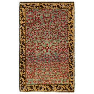 Mamluk Wagireh Rug with Leaf Lattice Design