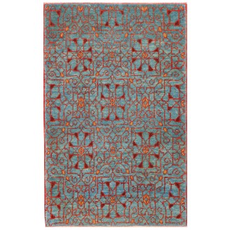 Mamluk Wagireh Rug with Jerrehian Border Design