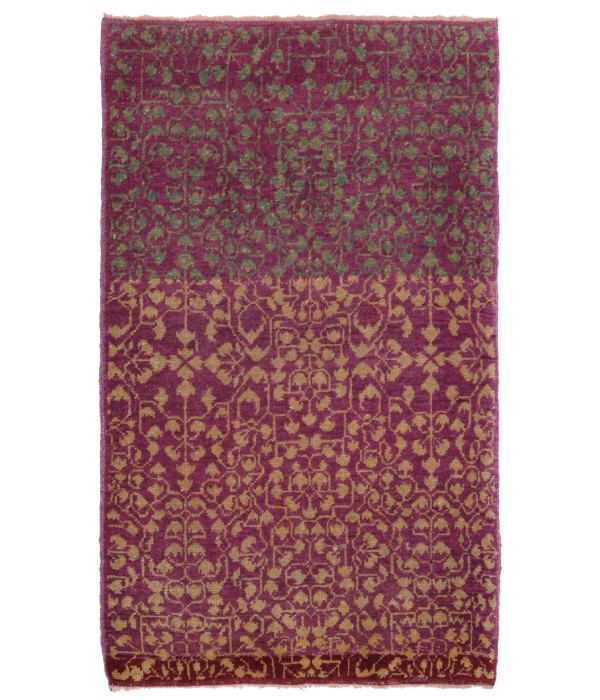 Mamluk Wagireh Rug with Leaf Lattice Design