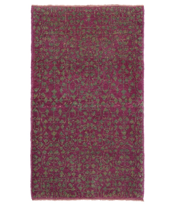 Mamluk Wagireh Rug with Leaf Lattice Design