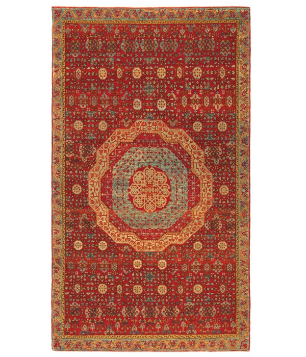 Mamluk Rug with Cusped Medallion