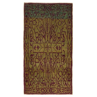 Mamluk Wagireh Rug with Geometric Design