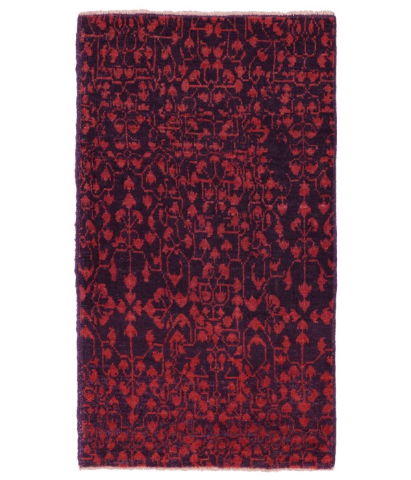 Mamluk Wagireh Rug with Leaf Lattice Design