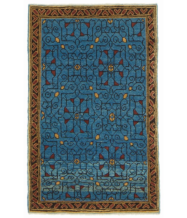 Mamluk Wagireh Rug with Jerrehian Border Design