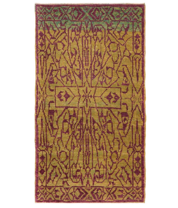 Mamluk Wagireh Rug with Geometric Design