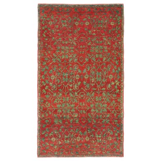 Mamluk Wagireh Rug with Leaf Lattice Design