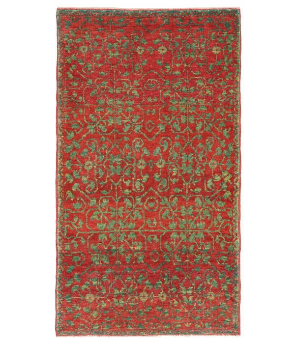 Mamluk Wagireh Rug with Leaf Lattice Design