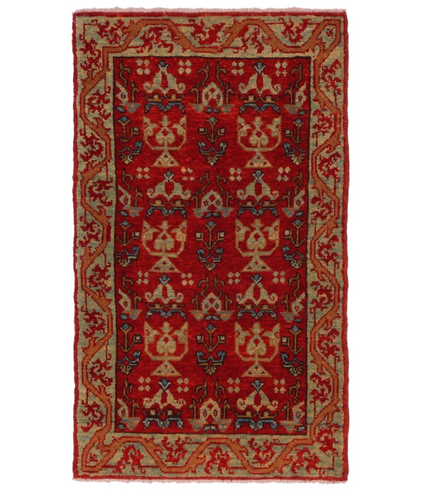 Mamluk Wagireh Rug with Candelabra Elems