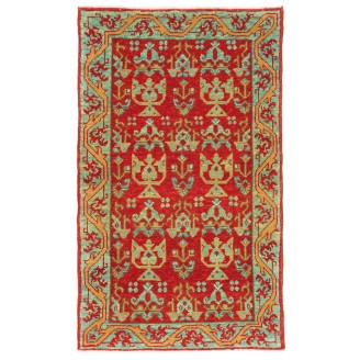 Mamluk Wagireh Rug with Candelabra Elems