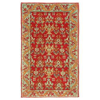 Mamluk Wagireh Rug with Candelabra Elems