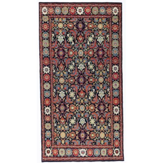 Fish Surrounding Lotuses Rug Fish Surrounding Lotuses Rug