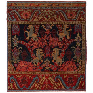 Bidjar Rug with Lion Design