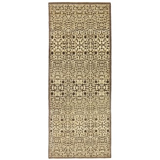 Mamluk Modern Rug with Leaf Lattice Design