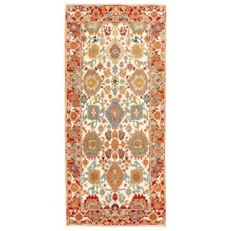 Palmettes and Flowers Lattice Rug