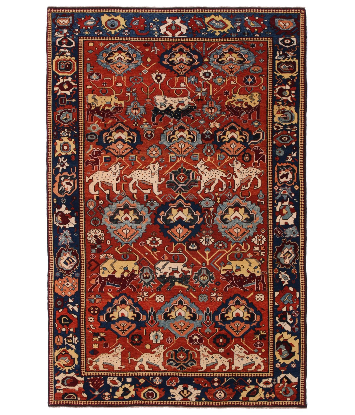 ART00289 Animal Carpet in a Safavid Design Rug by Ararat Rugs