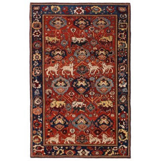 Animal Carpet in a Safavid Design Rug