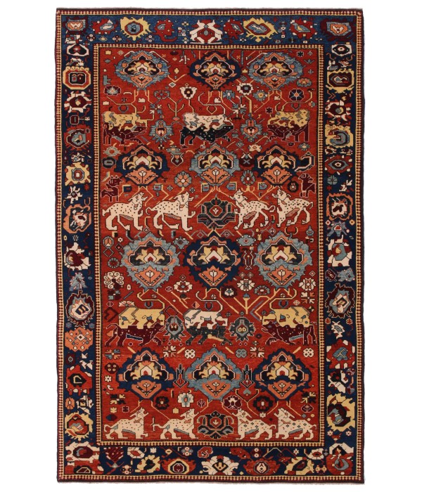 Animal Carpet in a Safavid Design Rug