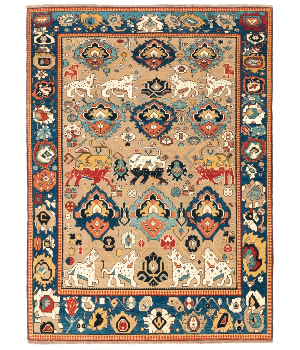 Animal Carpet in a Safavid Design Rug