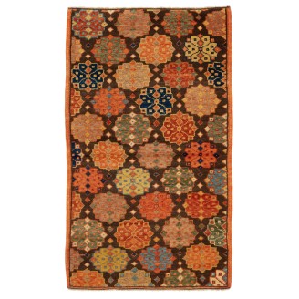 Rows of Rosettes Rug