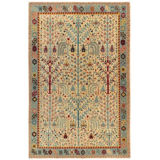 Bid Majnum on White Field Rug Bid Majnum on White Field Rug