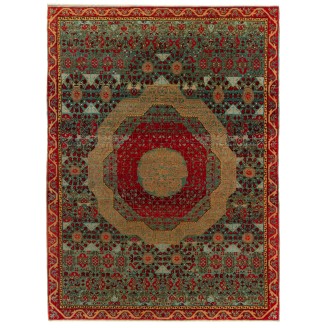 Mamluk Rug with Cusped Medallion