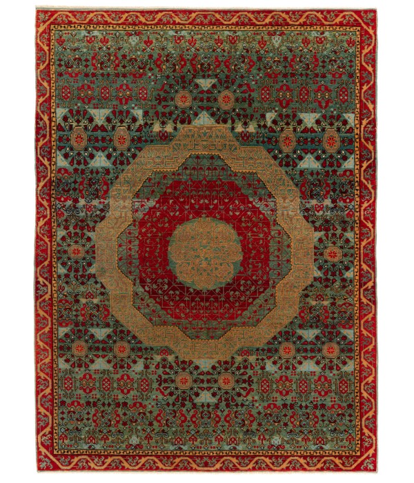 Mamluk Rug with Cusped Medallion