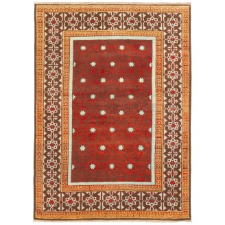 The Alaeddin Mosque Flowers and Stars Lattice Carpet