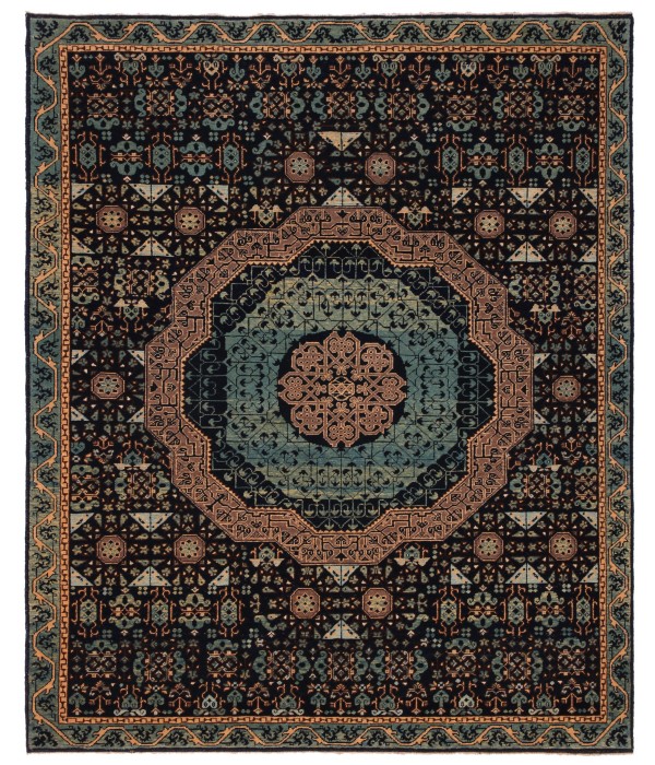 Mamluk Rug with Cusped Medallion