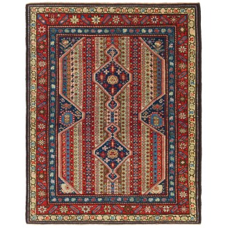 Karabagh Rug with Vertical Stripes