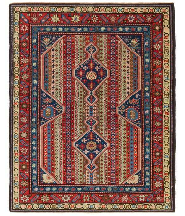 Karabagh Rug with Vertical Stripes