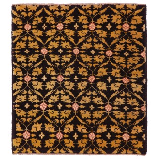 Mamluk Wagireh Rug with Flower Lattice Design