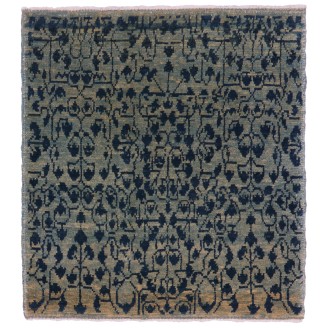 Mamluk Wagireh Rug with Leaf Lattice Design