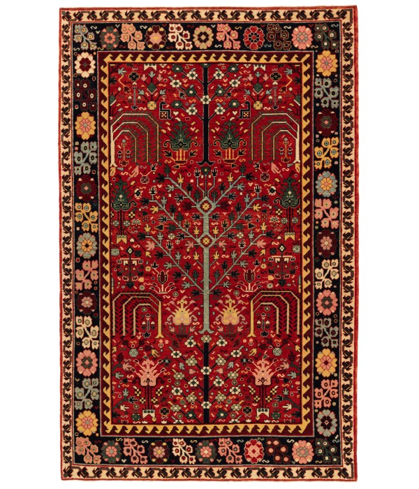 Bid Majnum Rug on Red Field Rug