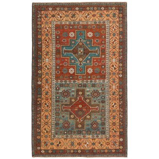 Two Medallions Kagizman Kazak Rug