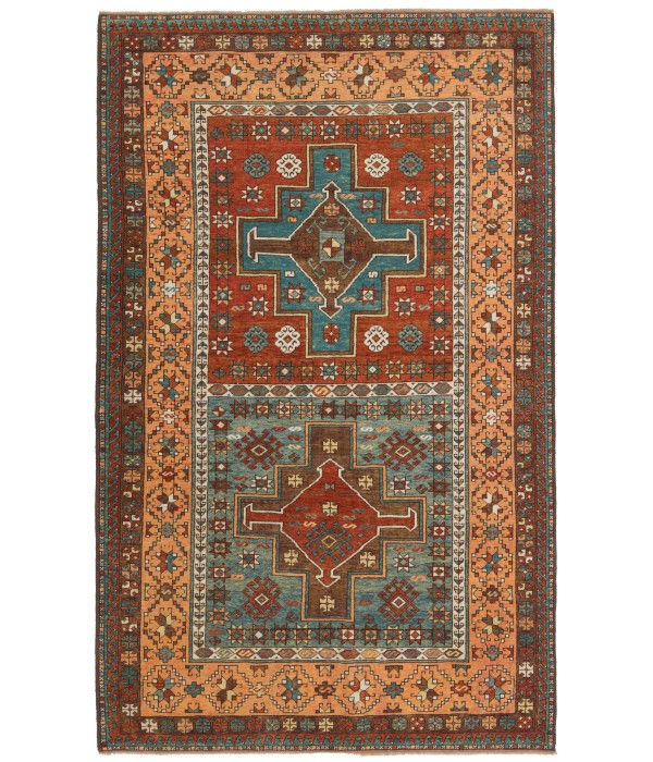 Two Medallions Kagizman Kazak Rug