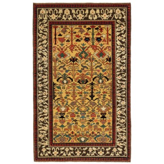 Kuba Rug with Ascending Palmettes and Flowers