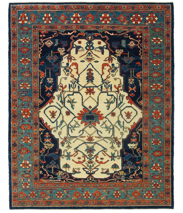 Heriz White Ground Rug