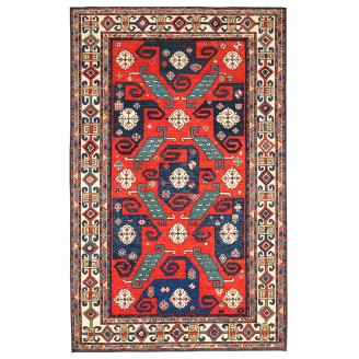 Pinwheel Swastika Rug