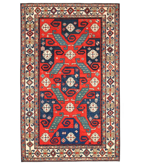 Pinwheel Swastika Rug