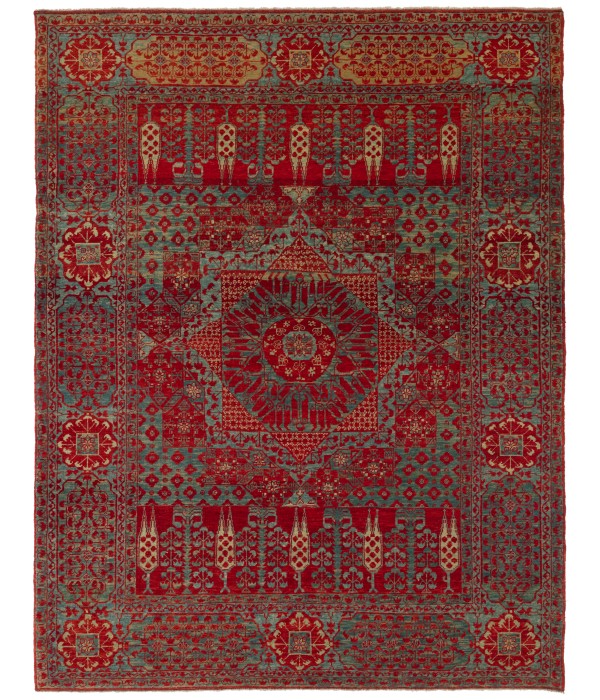 Mamluk Rug with Palm Trees and Cypresses