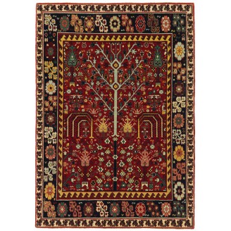 Bid Majnum Rug on Red Field Rug