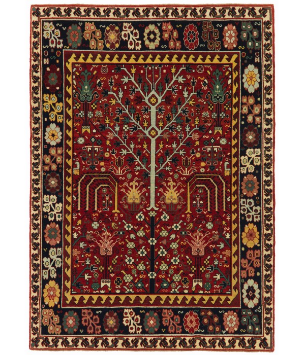 Bid Majnum Rug on Red Field Rug