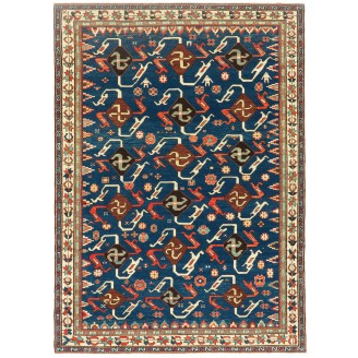 Rug with a Swastika Design