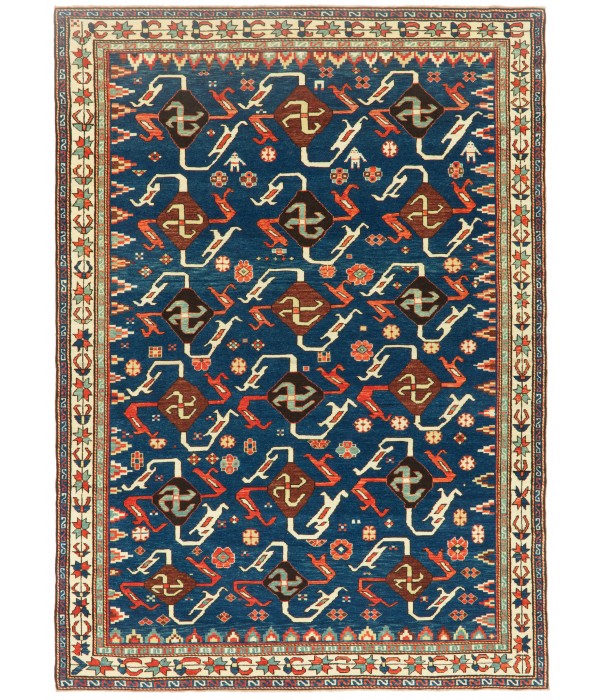 Rug with a Swastika Design