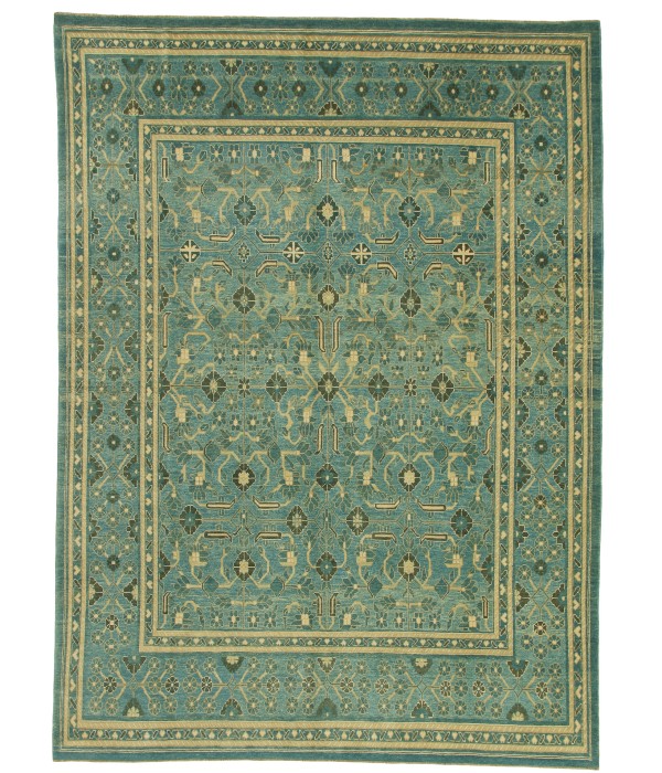 Khotan Flower-Lattice Carpet