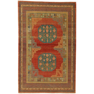 Khotan Rug with Pomegranate Design