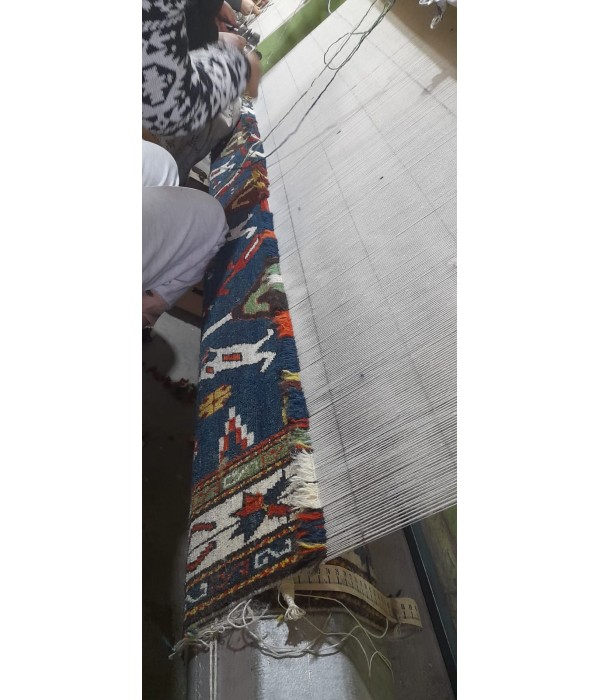 Rug with a Swastika Design