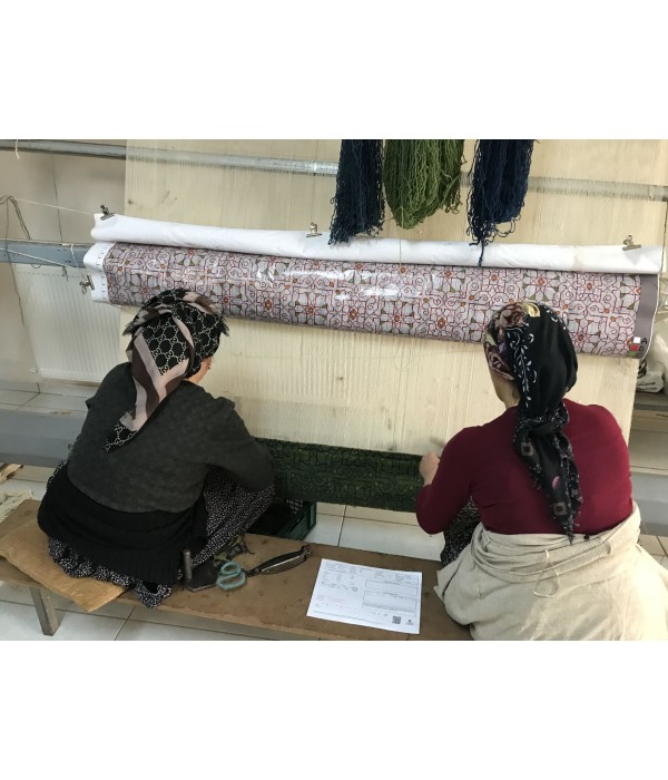 Mamluk Rug with Jerrehian Border Design